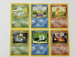 Legendary Collection Pokemon Card Lot Charmander Squirtle Bulbasaur Rare Cards - Image 1