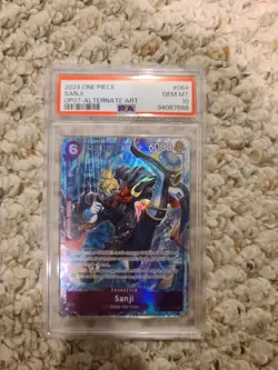One Piece Card Sanji Alt Art OP07-064 500 Years in the Future PSA 10 - Image 1
