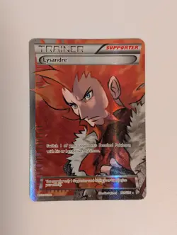 Lysandre Full Art 104/106 Holo XY Flashfire Pokemon Card LP - Image 1