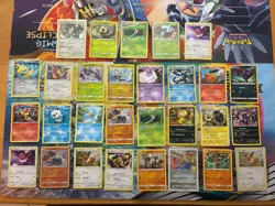Pokemon Card Lot Holo Promos Fire 29 Cards Eevee Jirachi Kyurem Lucario - Image 1