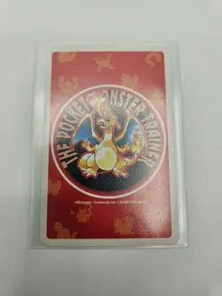 1996 Pokemon SLOWPOKE Japanese RED Charizard Deck 7 of Hearts POKER Set Card #79 - Image 2