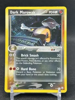 Dark Marowak 7/109 Team Rocket Returns Holo LP Card - Image 1