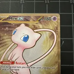 Pokemon TCG Mew ex - (151 Metal Card) 205/165 Sv: Scarlet & Violet 151 - Image 2