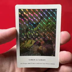 Dragon Ball Z Goku VS Gohan 149 Prism Hero Collection Foil Artbox Card DBZ - Image 1