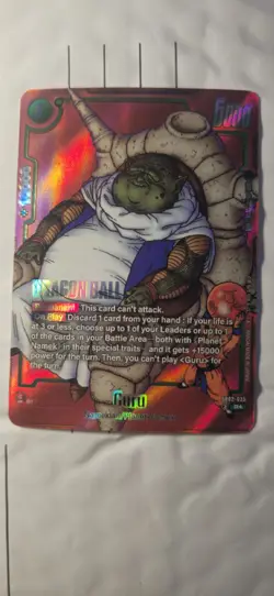 Guru SB02-035 Alternate Art Manga Booster 02 Dragon Ball Card English NM - Image 1