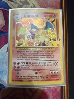 Charizard Celebrations Classic 4/102 Holo Base Set Pokemon Card 2021 LP - Image 1