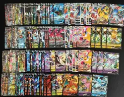 200 Lot Pokemon TCG Chinese Card RR RRR VMAX Charizard Mew Glaceon #34 -FI38 - Image 1