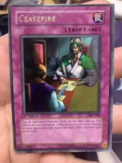 Ceasefire PSV-030 Pharaoh's Servant 1st Edition Yu-Gi-Oh Card - Image 1