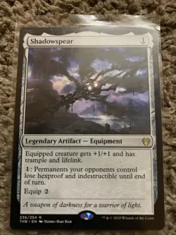 Magic the Gathering Shadowspear Theros Beyond Death Card Regular MT/NM Condition - Image 1