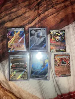 Mixed Pokemon Card Lot full art IR EX free gift with purchase - Image 1