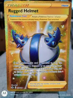 Rugged Helmet 228/198 Secret Rare Chilling Reign Pokemon Card - Image 1