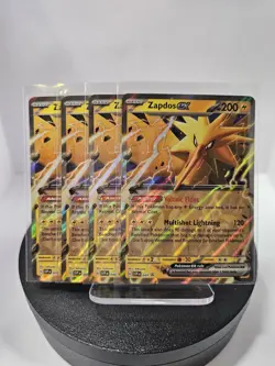 4x Zapdos ex 049 Holo Scarlet & Violet Promo Pokemon Card Set NM FAST SHIPPING - Image 1