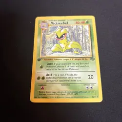 Pokemon 1st Edition Victreebel 30/64 Jungle set Non Holo Vintage Card Rare WOTC - Image 1