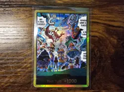 OP14 The Azure Sea's Seven DON!! Card Egghead (Gold) NM One Piece - Image 1