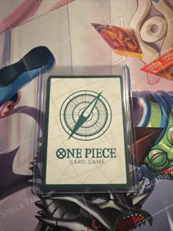 One Piece OP14 Gold DON!! Card (Egghead) (Gold) The Azure Sea's Seven Foil - Image 2