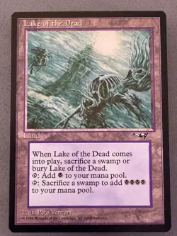 Lake of the Dead MTG Alliances-Never Played Near Mint-RESERVE LIST-Vintage Magic - Image 1