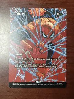 MTG Tangle FULL ART Spiderman Marvel NM Pack Fresh - Image 1