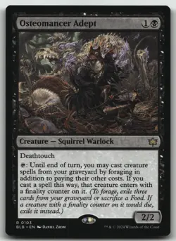 Osteomancer Adept R Bloomburrow 103 LP - Image 1