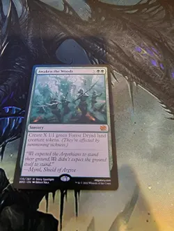 MTG Awaken the Woods Brothers War Mythic 170/287 Pack Fresh NM - Image 3