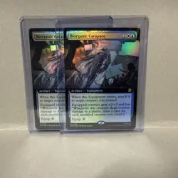 2x Biorganic Carapace (Extended Art) Spider-Man Foil - Image 1