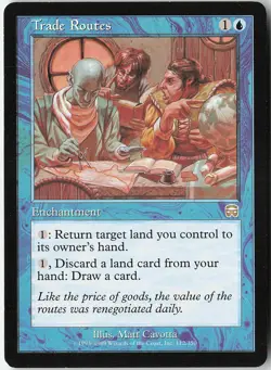 Trade Routes Rare Mercadian Masques LP MTG - Image 1