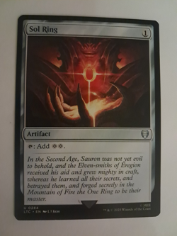 Sol Ring NM LOTR Magic the Gathering Lord of the Rings Commander MTG - Image 1