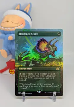 Hardened Scales Borderless ✨Foil NM✨ Double Masters Magic The Gathering MTG #369 - Image 1