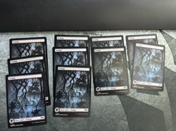 Lot of 10x SWAMP #264 - WOE Wilds of Eldraine - MTG Magic FULL ART Land NM LC1 - Image 1