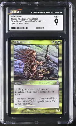 VHATI IL-DAL Timeshifted Foil CGC 9 MTG [Nostalgium] - Image 1