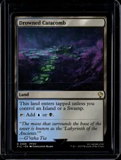 Drowned Catacomb - 388 - FIC - NM - MTG Magic the Gathering - Image 1