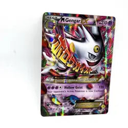 M Gengar EX XY166 XY Black Star Promo 2016 Pokemon Card TCG Mega Gengar HP - Image 3