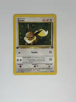 Eevee First Edition 55/82 Pokemon Card 2000 Team Rocket NM 1st Edition - Image 1