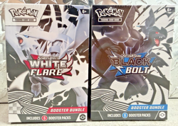 Pokemon TCG Scarlet & Violet WHITE FLARE + BLACK BOLT BOOSTER BUNDLE - SEALED - Image 1