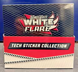 Pokemon TCG White Flare Tech Sticker COLLECTION CASE & DISPLAY BOX - 12ct - Image 1