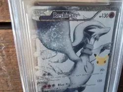 Pokemon Cards promo sr ar reshiram gx vmax secret 113 114 ex graded art card b22 - Image 2