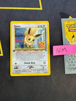 Pokemon Card Eevee Neo Discovery 1st Edition WOTC Vintage 38/75 159 💎NM💎 - Image 1