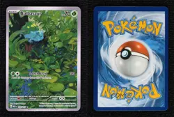 Bulbasaur Illustration Rare Pokemon Scarlet & Violet 151 MEW #166 - Image 3