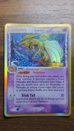 Ninetales Delta Species 8/101 Stamped Rare Holo Pokemon Tcg 2006 Dragon Frontier - Image 1