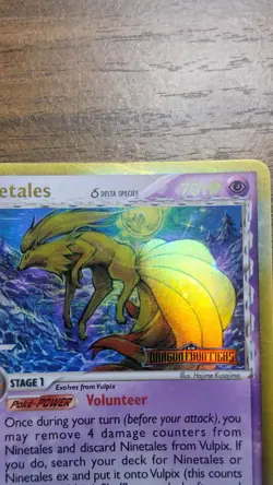 Ninetales Delta Species 8/101 Stamped Rare Holo Pokemon Tcg 2006 Dragon Frontier - Image 2