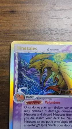 Ninetales Delta Species 8/101 Stamped Rare Holo Pokemon Tcg 2006 Dragon Frontier - Image 3