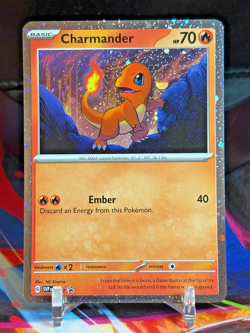 Pokemon TCG 151 PROMO 2 Card Lot - Bulbasaur 046 + Charmander 047 **Cosmic - Image 1