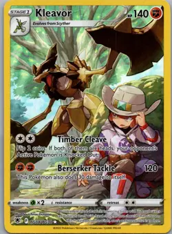 Kleavor TG08/TG30 Holo Astral Radiance Trainer Gallery Pokemon NM - Image 1