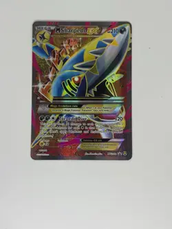 2017 POKEMON XY BLACK STAR PROMO #XY200A FULL ART/M SHARPEDO EX - Image 1