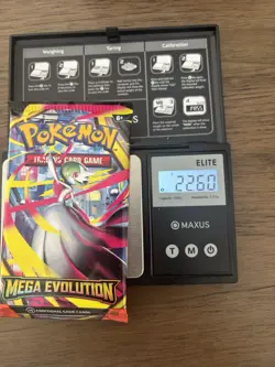 Extremely heavy 22.60g! Pokemon Mega Evolution booster pack English - Image 1
