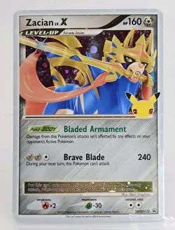 Pokemon TCG Zacian LVX SWSH135 SWSH Black Star Promos Holo LP/MP - Image 1