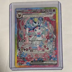Pokemon Sylveon ex 156/131 Special Illustration Rare Holo EX Prismatic Evolutio. - Image 1