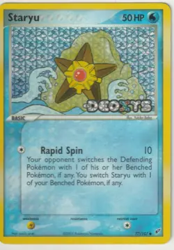 2005 Pokemon EX Deoxys Staryu [Reverse Holo] #77/107 NM MT Stamped - Image 1