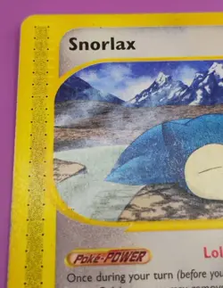 Snorlax 100/144 Skyridge Ereader Regular Vintage Pokemon Card - Image 2