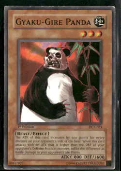 1996 1st Edition #DCR-021 Gyaku-Gire Panda - Image 1