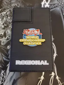 Yu-Gi-Oh! WCQ Regional Tower Deck Box Black Used - Image 1